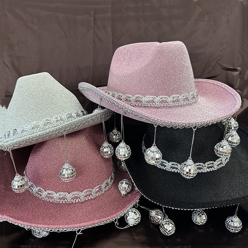 Glitter Ball Cowboy Hat