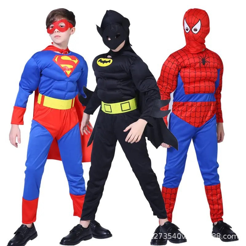 Kids' Superhero Muscle Costume