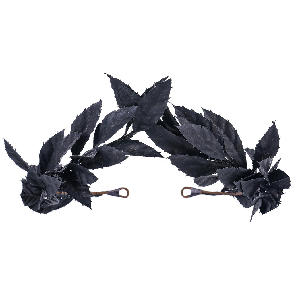 Black Laurel Leaf Crown