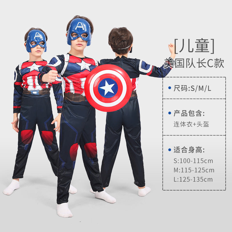 Kids' Superhero Muscle Costume