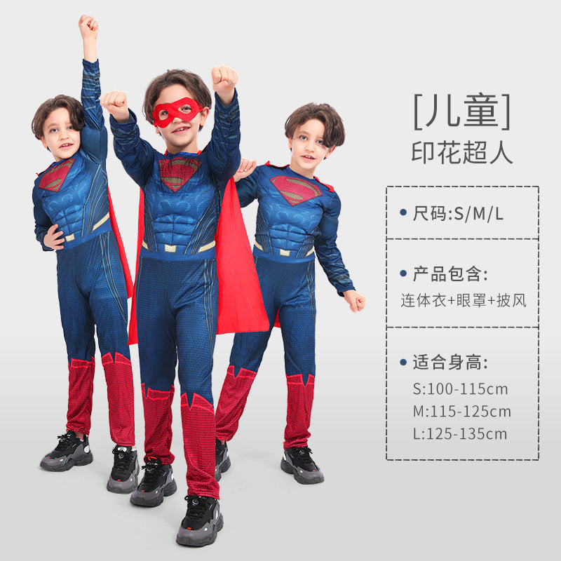 Kids' Superhero Muscle Costume