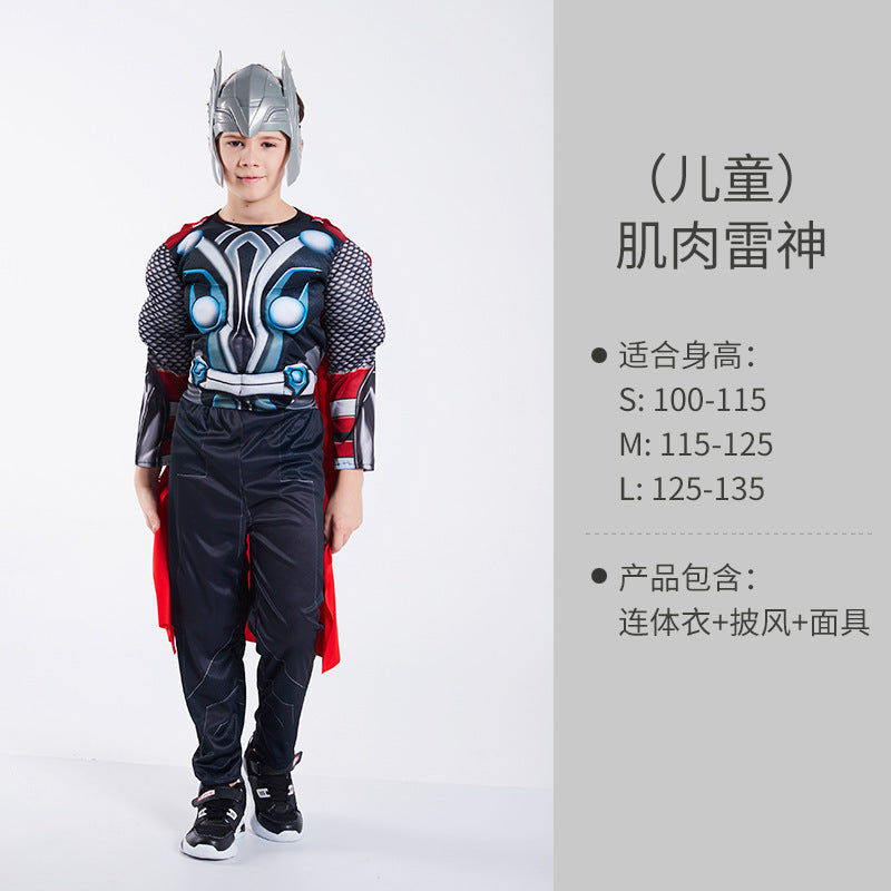 Kids' Superhero Muscle Costume