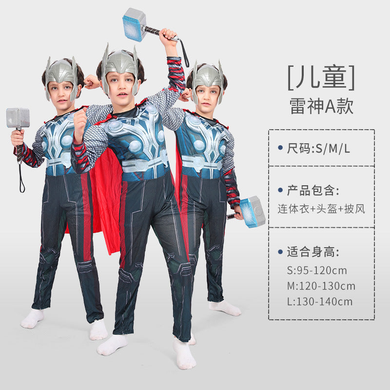 Kids' Superhero Muscle Costume