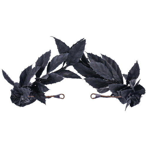 Black Laurel Leaf Crown