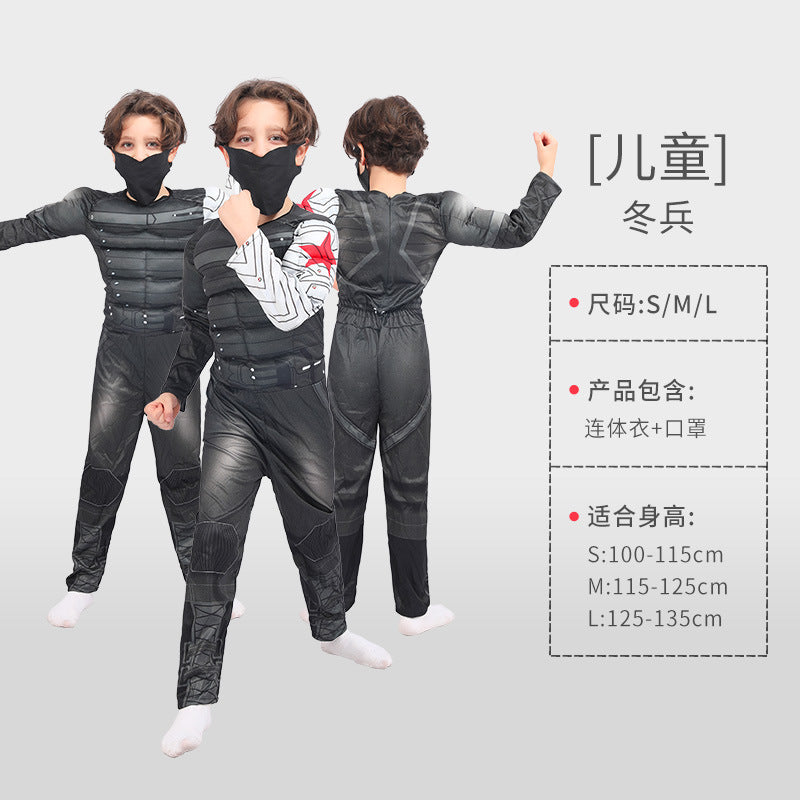 Kids' Superhero Muscle Costume