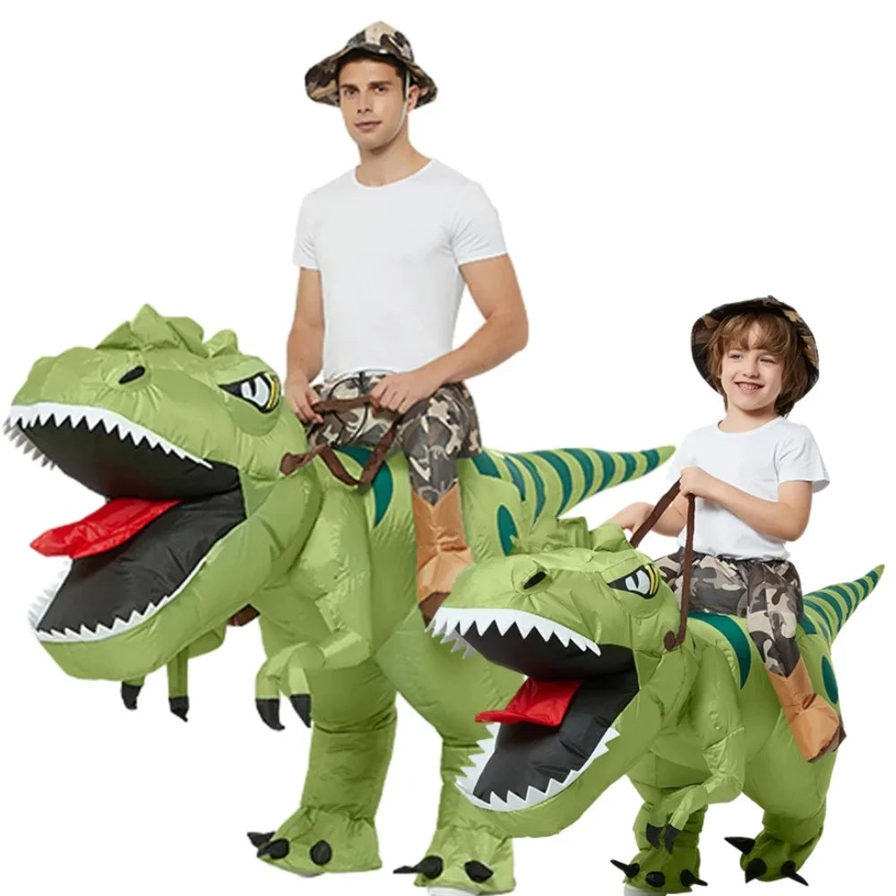 Kids Ride-On Inflatable T-Rex Costume