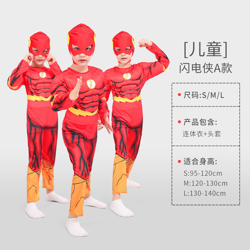 Kids' Superhero Muscle Costume