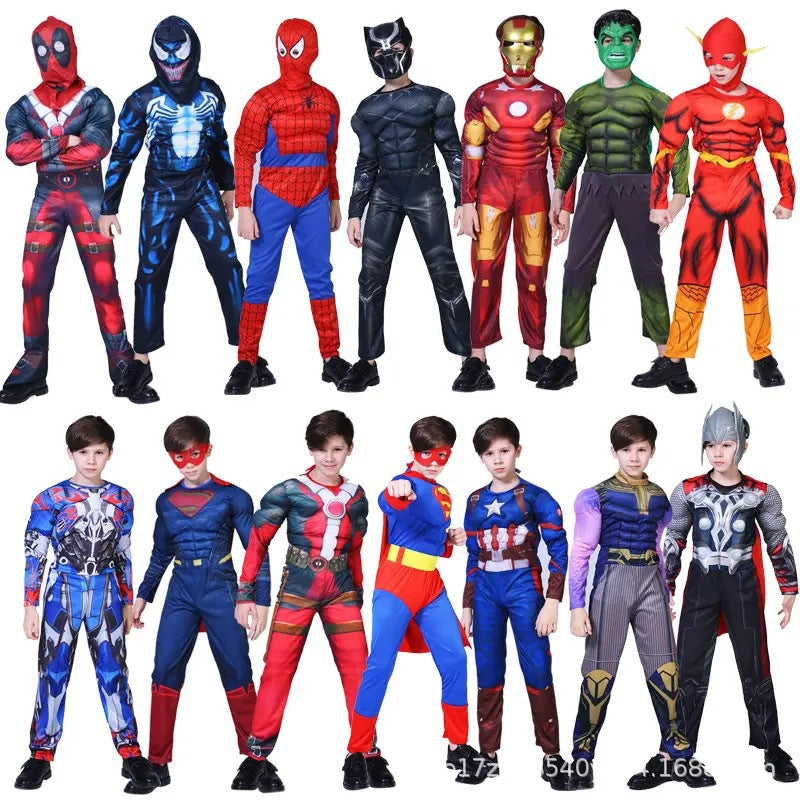 Kids' Superhero Muscle Costume