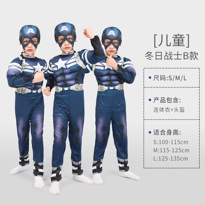 Kids' Superhero Muscle Costume