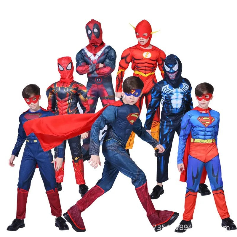 Kids' Superhero Muscle Costume
