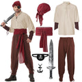 Rugged Pirate Costume Set