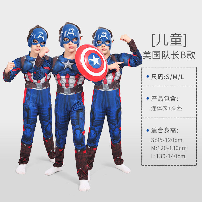 Kids' Superhero Muscle Costume