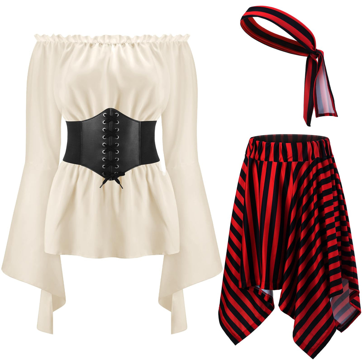 Renaissance Pirate Costume Set
